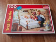 Trefl puzzle 100 elementów Złotowłosa i trzy misie