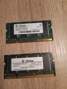 Retro RAM do laptopa 2x 256mb 