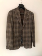 Brązowa flanelowa marynarka Sanremo Miler Menswer