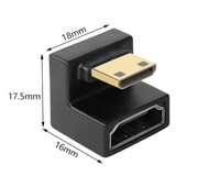 ZESTAW x 2 Adapter przejściówka Mini HDMI - HDMI + USB C-USB C