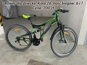 rower dziecięcy zielony