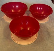 Tupperware komplet cudownych miseczek 2.5L, 1.5L, 1L