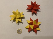 Gwiazdki na choinkę papier techniczny 6cm.