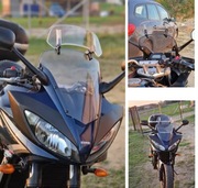 Deflektor motocyklowy uniwersalny kolor dymiony