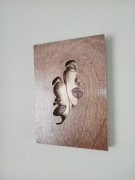 Obraz drewniany w głebi