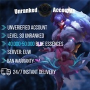 Konto league of legends 30 level unranked