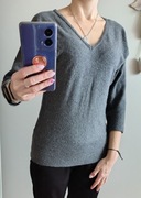 Szary sweter Cindy Crawfort 45%wełna merino S