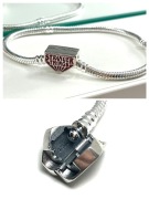 Bransoletka Stranger Things 19cm Srebro S925 modułowa 