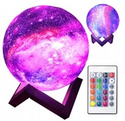 Lampka nocna led księżyc 3d