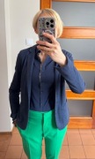Granatowa marynarka Cropp, rozm. XS