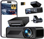 PELSEE P1 Duo 4K Dash Cam Front/Rear GPS WiFi 64GB SD 24H Monitoring