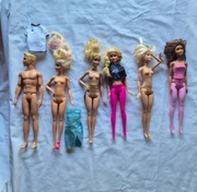 Lalki Barbie oryginalne 5 szt + 1 Ken - stan doskonały 
