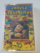 Kaseta magnetofonowa Janusz Laskowski kolorowe jarmarki 