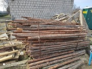OKAZJA! Świeże stemple drewniane 230-270 cm