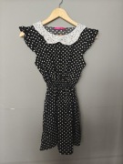 Sukienka mini groszki kropki xs