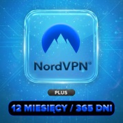 NordVPN PLUS - 12 MSC I Nowe konto I Gwarancja 12 miesięcy I VPN I 24/7