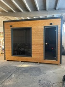 SAUNA ZEWNĘTRZNA PREMIUM - 3.6x2,4m 9kW 
