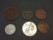 28 monet z różnych krajów – koniec XIX i pierwsza połowa XX wieku