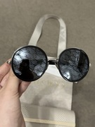 Okulary damskie przeciwsłoneczne, Jimmy Choo, monogram