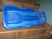 Sanki plastikowe z siedzeniem NIEBIESKIE