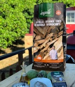 Zrębki Z Drewna Pomarańczowego do Grillowania i wędzenia Węgiel drzewny