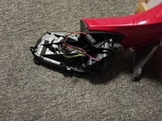 Dwa mechanizmy lusterka wstecznego kierowcy SAAB 9-5NG