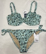 Nowy strój kąpielowy PrimaDonna Alghero 85E/44 turkus w cętki nowy z metką