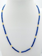 Lapis Lazuli Hematyt 3mm Srebro 925 naturalny faset