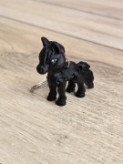 Breloczek Czarny Konik 3d - Brelok Druk3d fidget Keychain mixGadzet