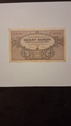 Czechosłowacja 10 koron 1927 SPECIMEN