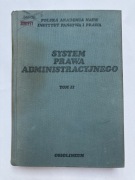 System prawa administracyjnego TOM 2 II Ossolineum Jendrośka Rabska Łętowsk