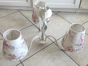 Biała lampa sufitowa w stylu prowansalskim LAMKUR