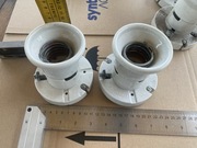 2szt. Stara oprawka żarówkowa porcelanowa