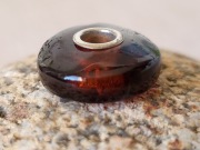 Koralik zawieszka beads charms srebro (17) bursztyn