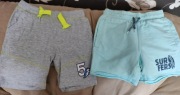 2 pary spodenki chlopiece, krótkie spodenki 