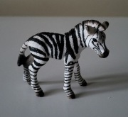 Schleich młoda zebra figurka model wycofany z 2008 r.