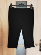 Czarne legginsy rybaczki za kolano rozmiar XL