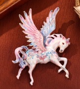 Broszka pegaz emaliowana piękna 1 sztuka