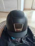 Nowy kask jezdziecki CSO diamond 52cm czarny