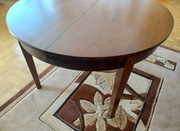 Ława okrągła ciemny mat