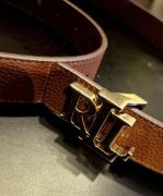 Oryg cen 470zl RLL Ralph Lauren pasek skórzany damski XL100-112cm  Jak nowy