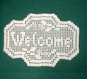 /WELCOME/Dywan, mata, gobelin, na podłogę, stół, ś