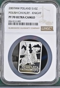 10 zł - 2007 - Rycerz ciężkozbrojny - NGC PF70 Ultra Cameo