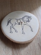 Plaster drewna dekoracyjny, ozdobny, obrazek. Koń 