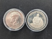 Srebrny dolar USA - Washington Kennedy 