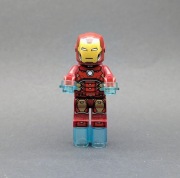 LEGO Super Heroes - Iron Man - Silver Hexagon on Chest (sh0649)