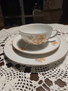 Porcelanowe  trio Porzellanfabrik Arzberg Bavaria filiżanka zestaw 