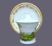 Filiżanka Biedermeier Furstenberg 1820-62