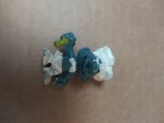 Gumowa figurka PRL Smerf kucharz