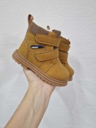 Ocieplane buty zimowe karmelowe kozaki botki r. 21 (13,5 cm)